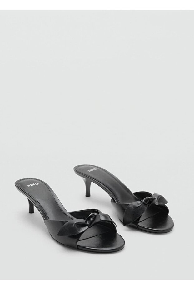 Kurdeleli topuklu sandalet - 1