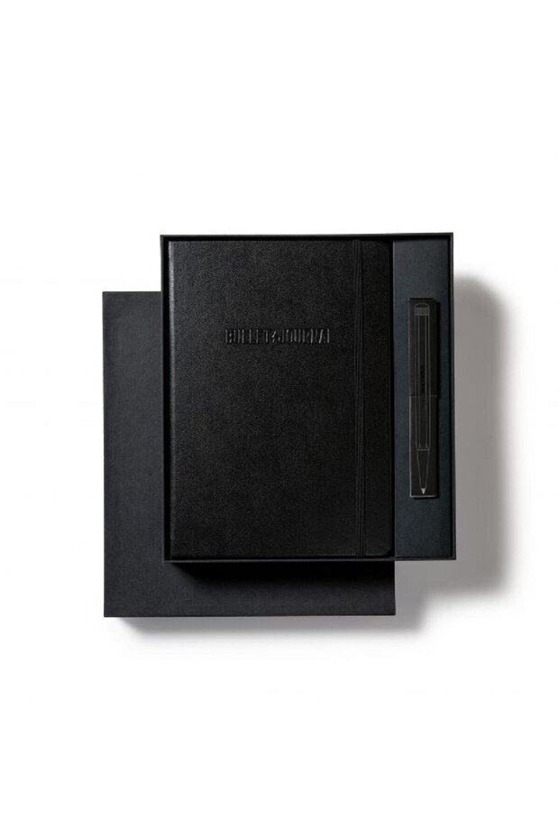Leuchttrum 1917 Bullet Journal All Black Stealth Collector's Set Limited Edition Pen, Notebook and Ki