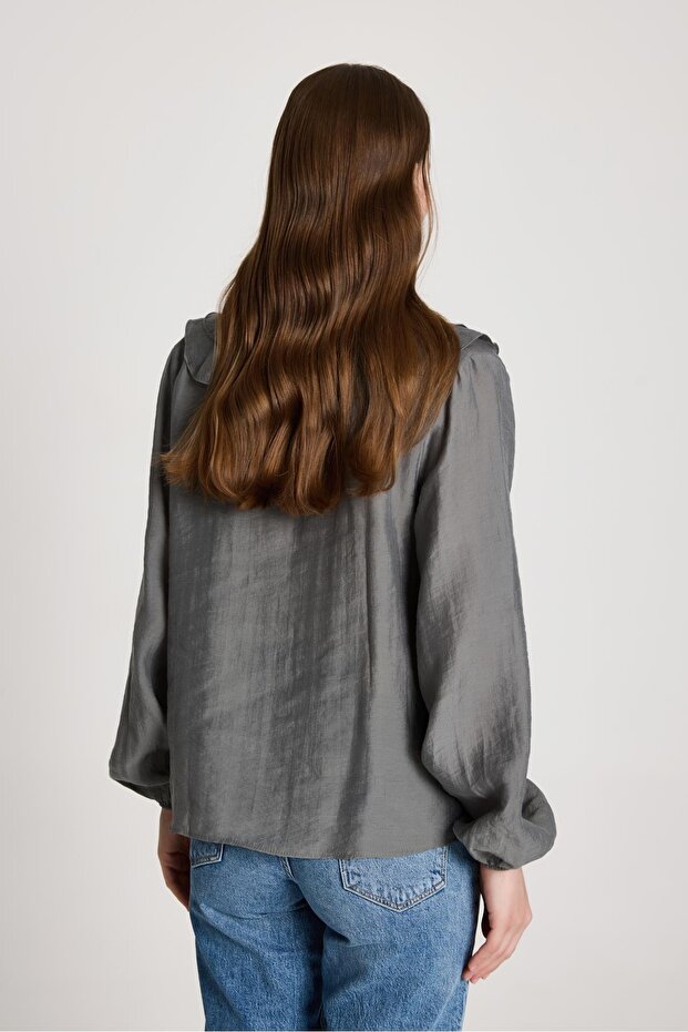 Esmee Ruffle Μπλούζα Anthracite - 8