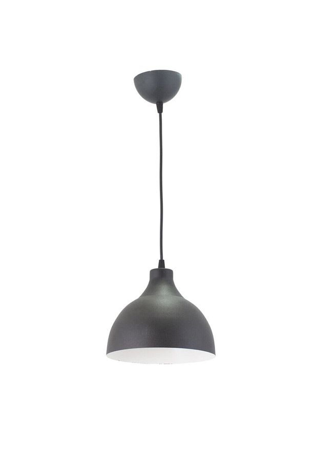 Rima Modern Salon - Mutfak - Cafe Metal Sıvama Renkli Tekli Sarkıt Avize (ÇAP 20CM) - 2