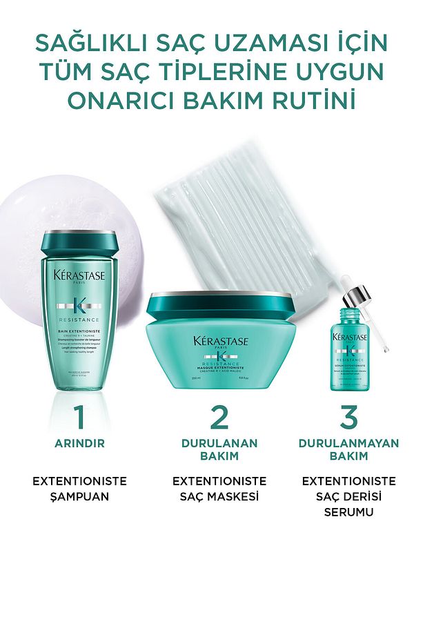 Résistance Bain Extentioniste Kırılmaya meyilli saç tellerini yapılandırıcı Şampuan 250 ml - 5