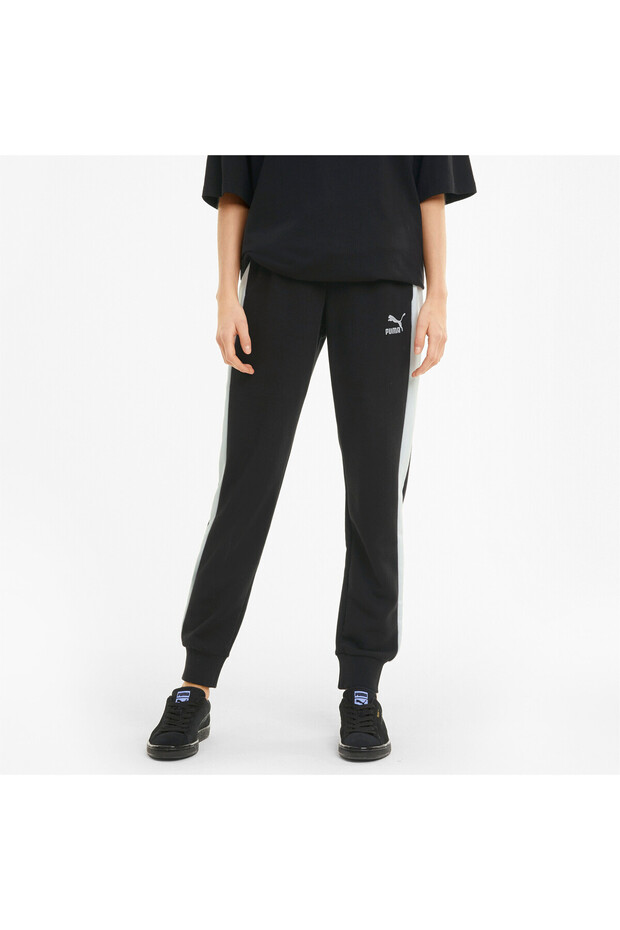 Womens Iconic T7 Track Pants - Black