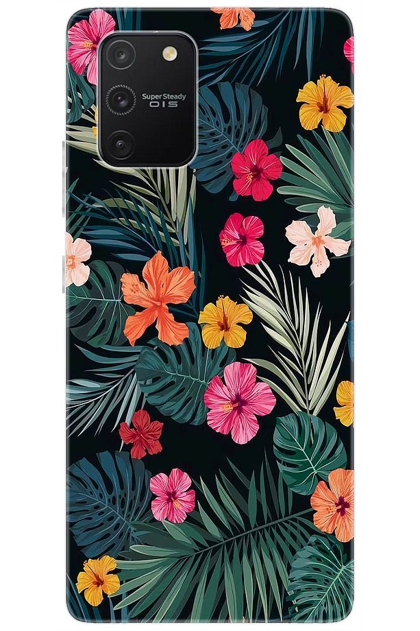 Samsung Galaxy S10 Lite (SM-G770F) Uyumlu Kılıf Desen Baskılı Silikon Çiçekler STK:632 CP-undLQrN - 1