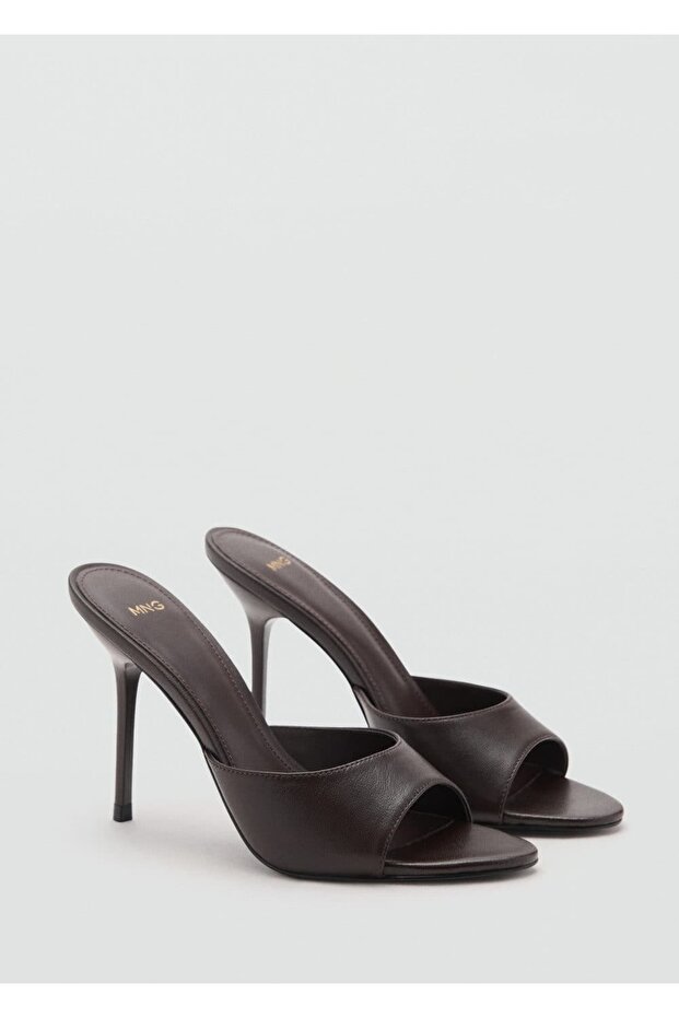 Leather Sandals with Heels