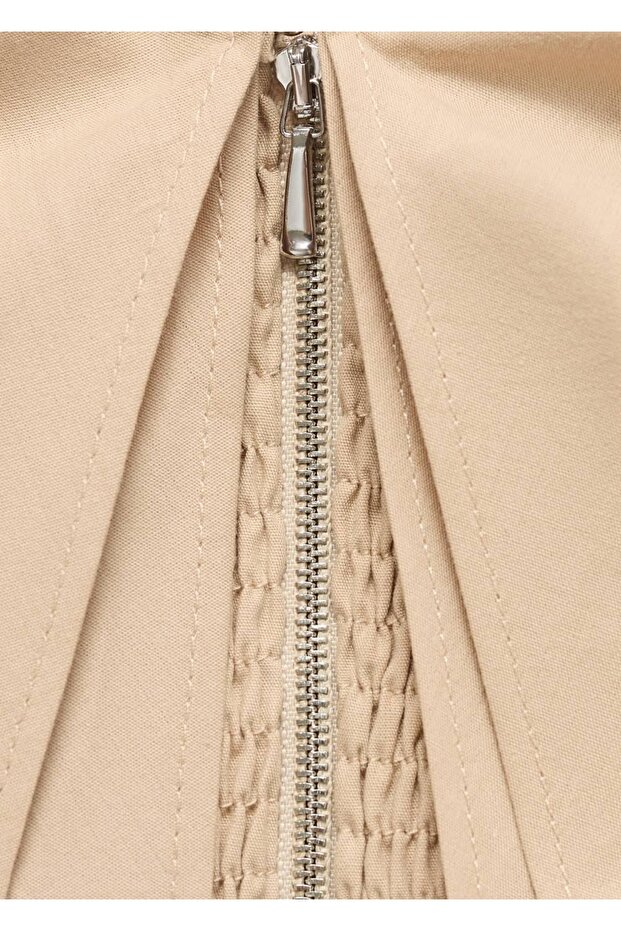 Volanlı straplez bluz - 5