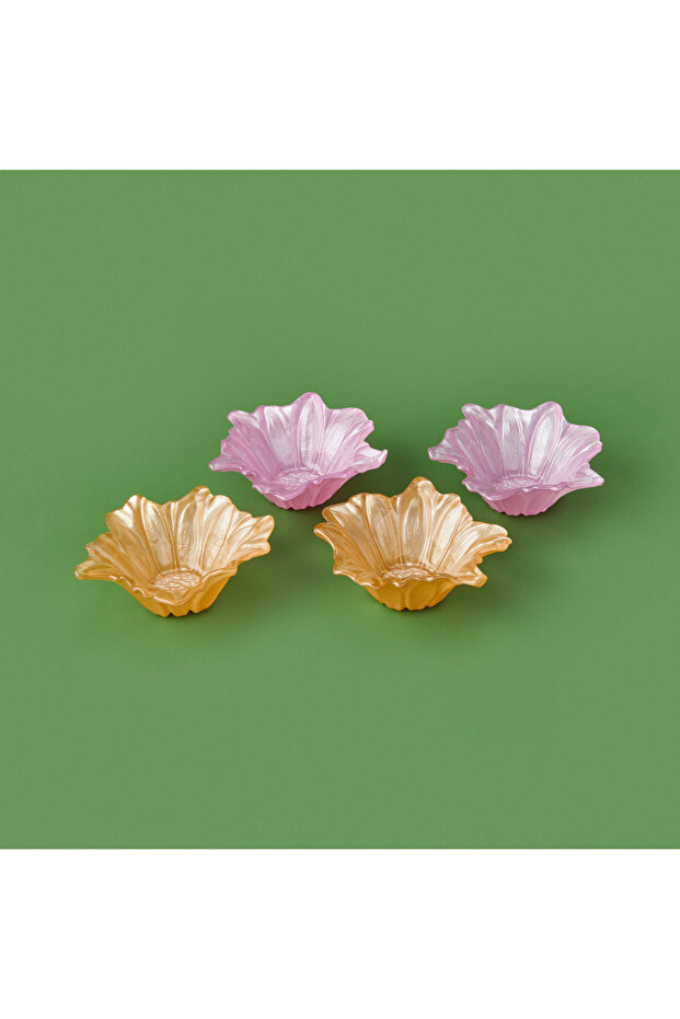 Kitchen Papatya 4'lü Çerezlik - Pembe - 10 cm - 3