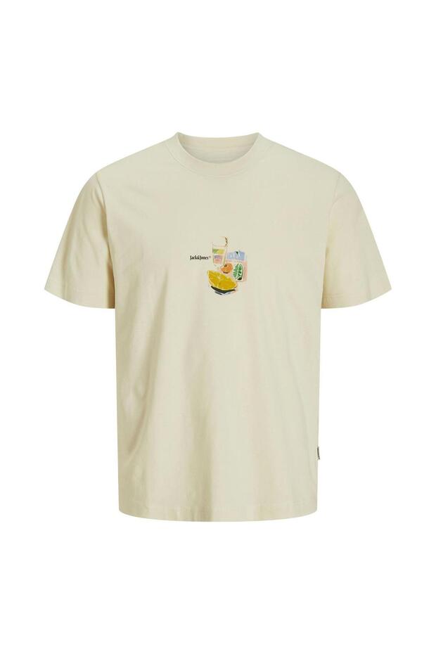 Jor Varenna Tee Crew Neck Ecru Men's T-Shirt