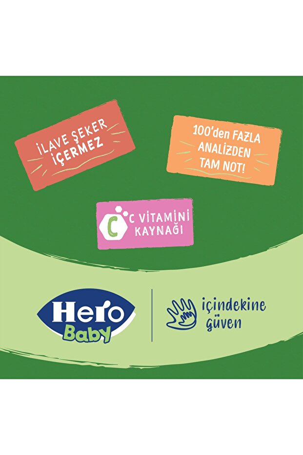 Organik Karışık Meyveli Püresi Kavanoz Mama 120g x6 - 4