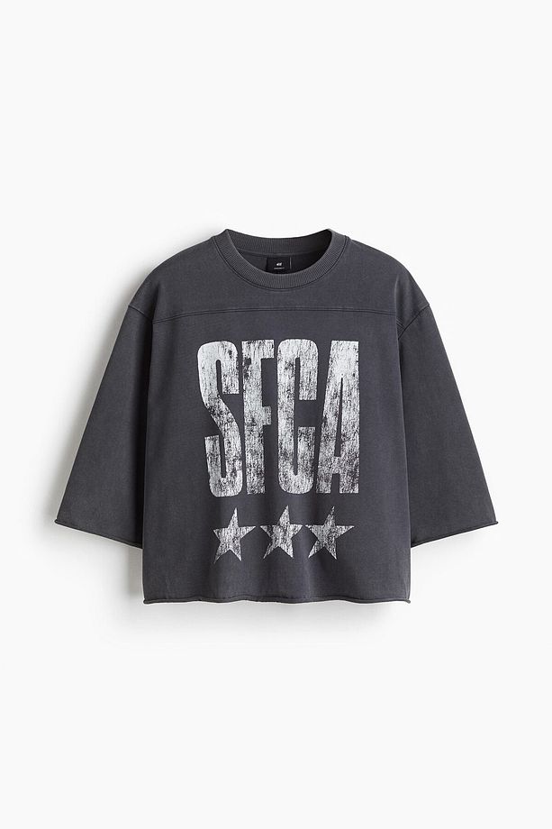 Kısa Tişört Oversized Fit - 3