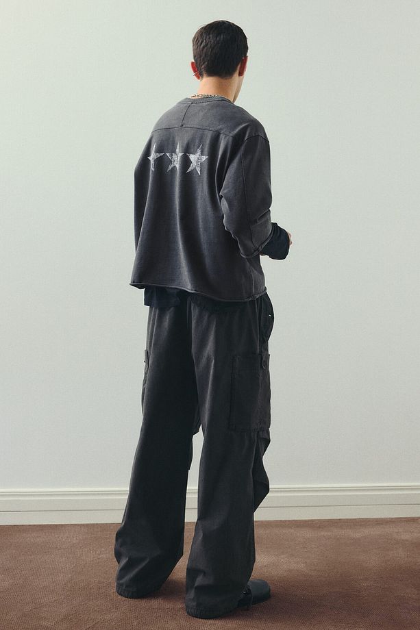 Kısa Tişört Oversized Fit - 5