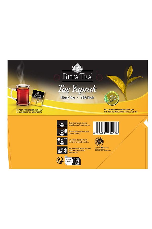 Beta Taç Yaprak Bardak Poşet Çay 100 Adet - 4
