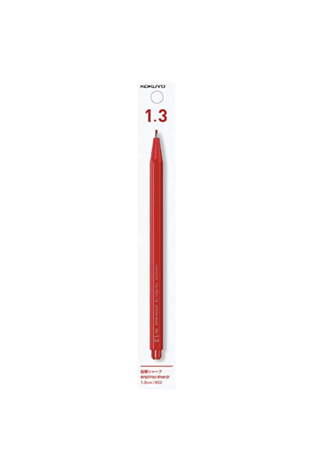 Mechanical Pencil Enpitsu Sharp 1.3mm Red - 5