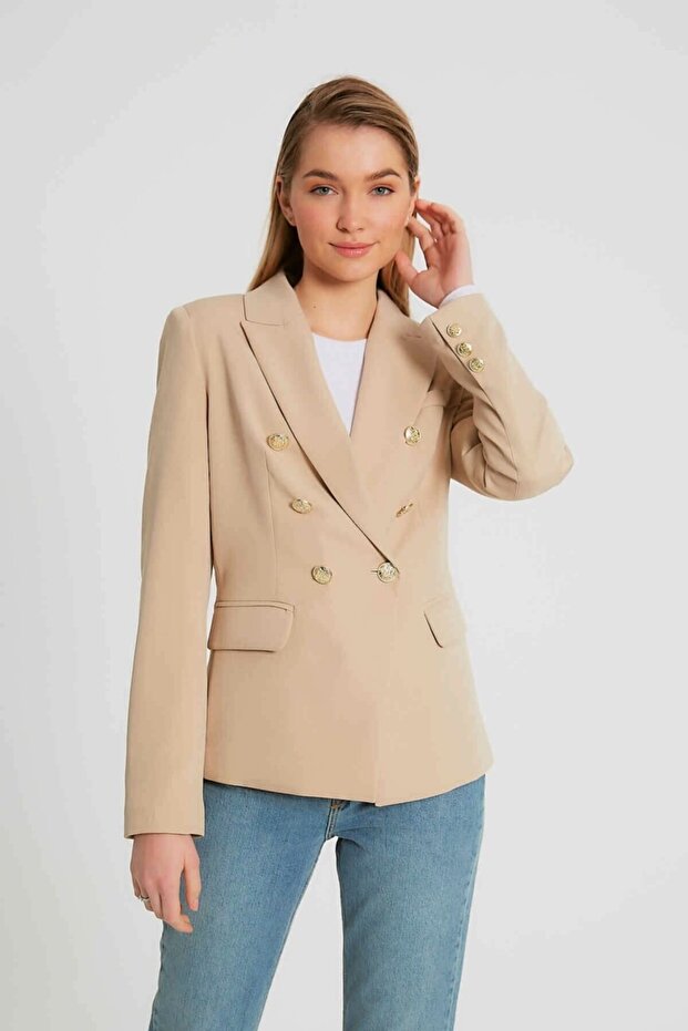 Double Breasted Jacket - 1