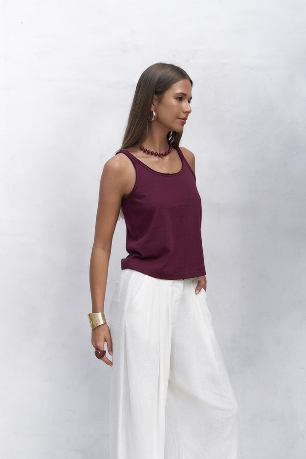 Salnor Basic Bordo Crop - 3