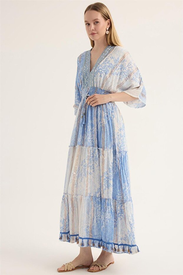 Payet İşlemeli Elbise - 2