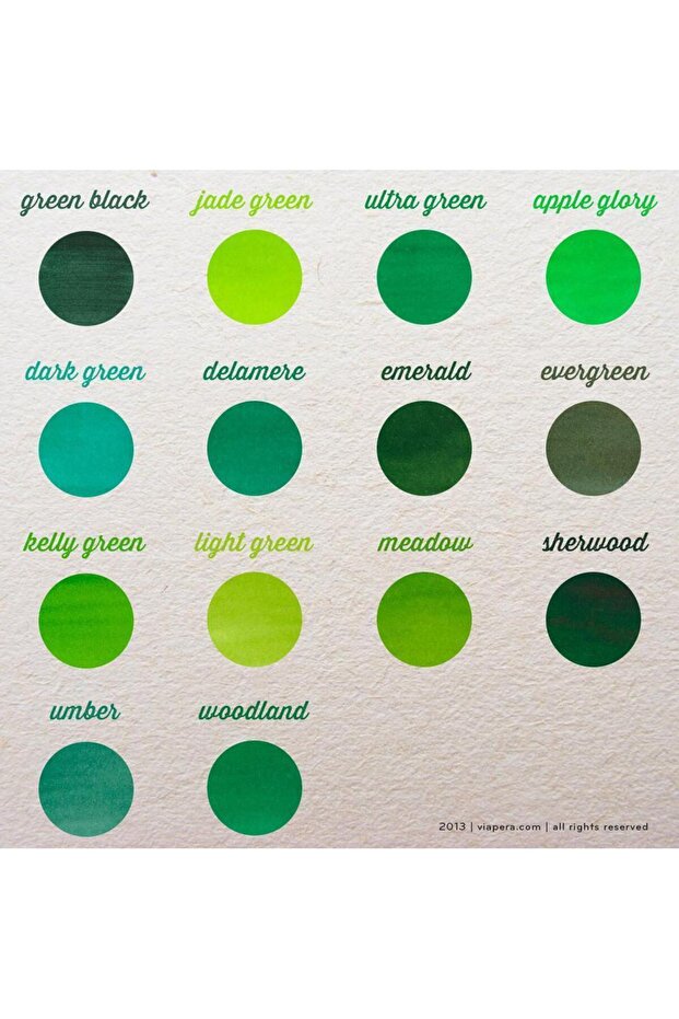 Dolmakalem Mürekkebi 30 ml Evergreen - 2