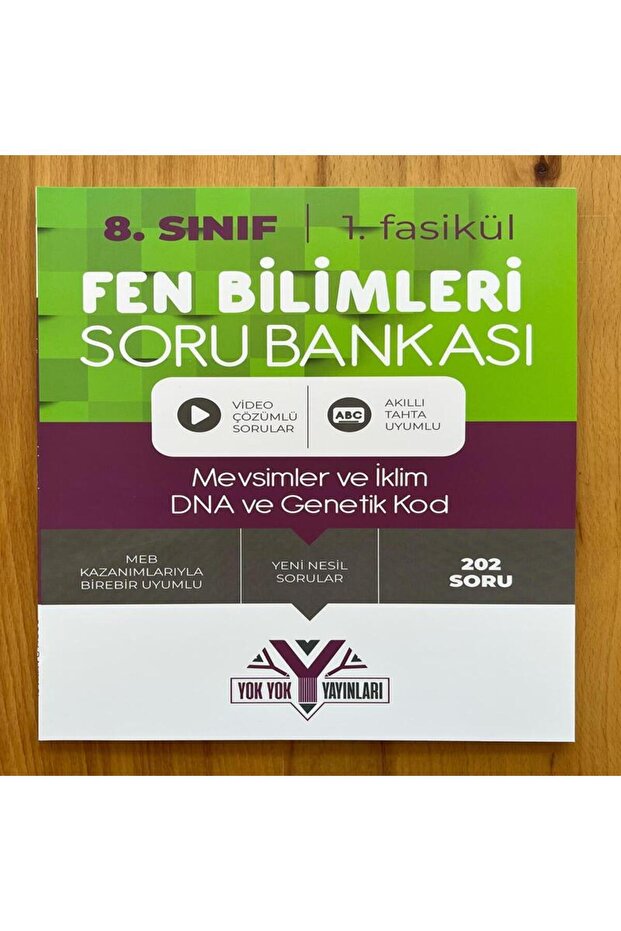 8.sınıf Fen Bilimleri Soru Bankası Tam Set 3 Fasikül - 3