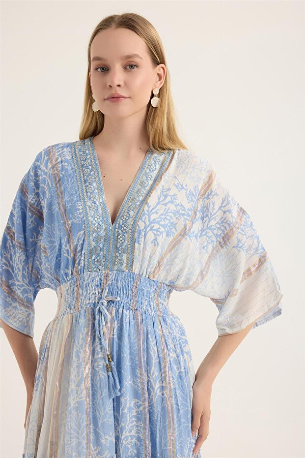 Payet İşlemeli Elbise - 4