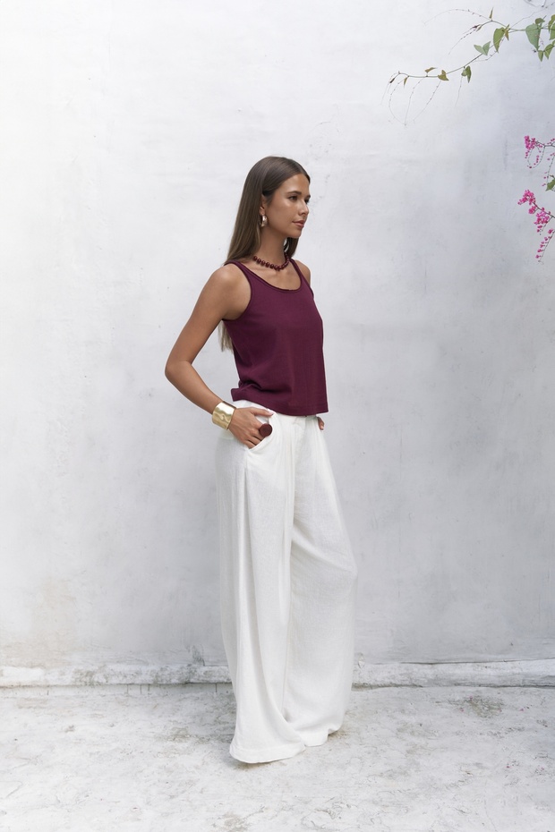 Salnor Basic Bordo Crop - 2