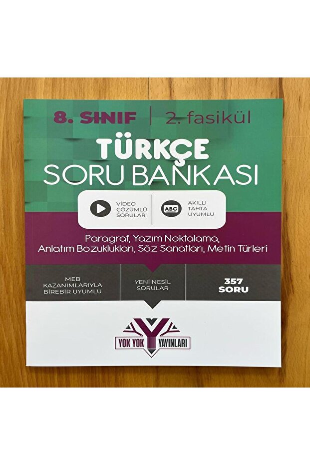 8.sınıf Türkçe Soru Bankası Tam Set 3 Fasikül - 4