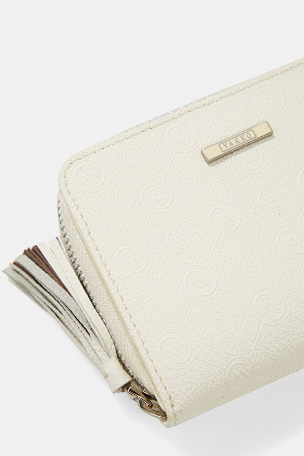 KREM MONOGRAM CÜZDAN - 6