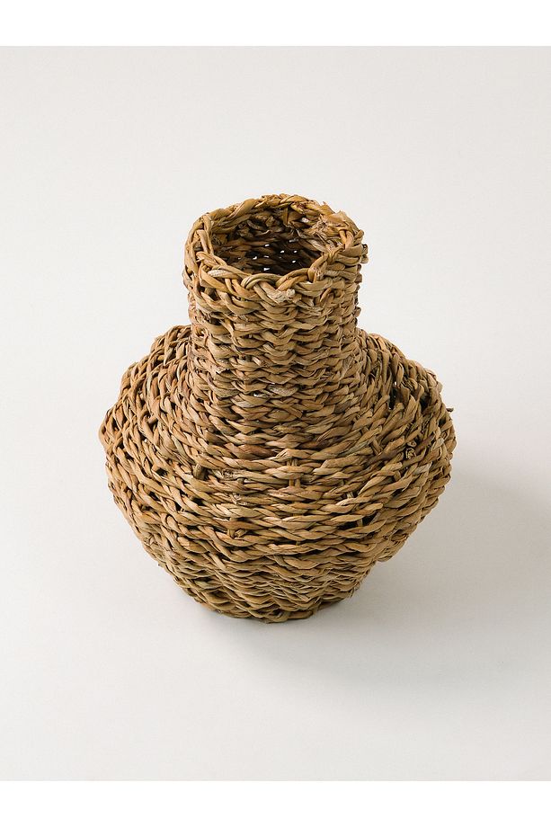 Herme Hasır Vazo | Saksılık (30 CM) - 2