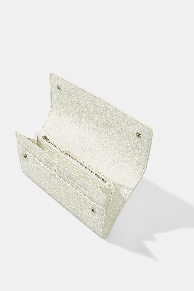 KREM MONOGRAM CÜZDAN - 6