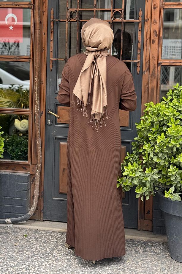 İNVEE Elbise 7002A Browni - 4