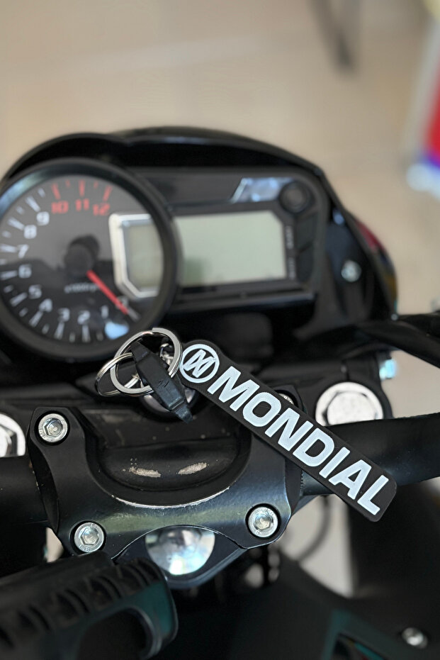 Black-White Keychain for Mondial Group (1 Piece)