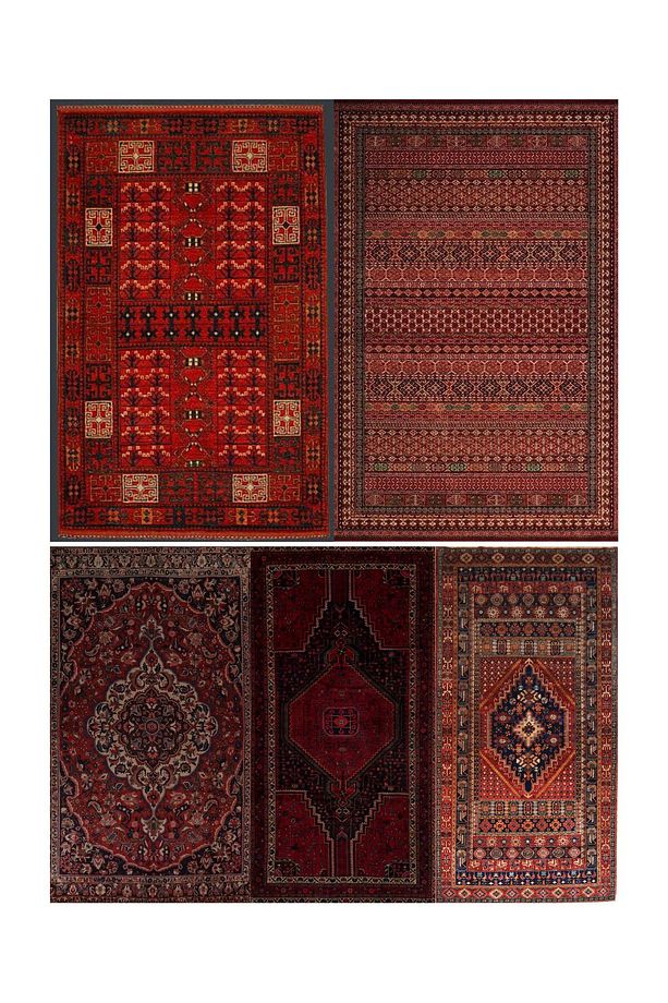 A6 BOYUTUNDA 17'Lİ OTANTİK HALI DESEN YAPIŞKANLI SCRAPBOOK KAĞIT SETİ - 2