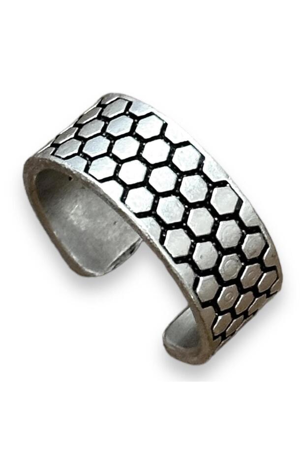 Honey Honeycomb Model Adjustable Men's Women's Wedding Ring Ring bby18