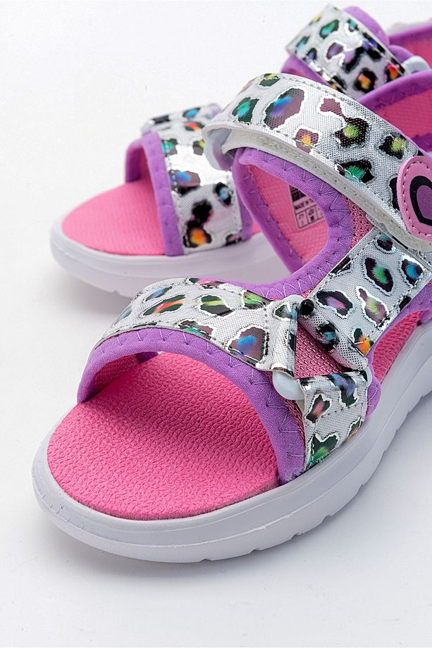 Kız Çocuk Pembe Anatomik Hafif Spor Sandalet - 3