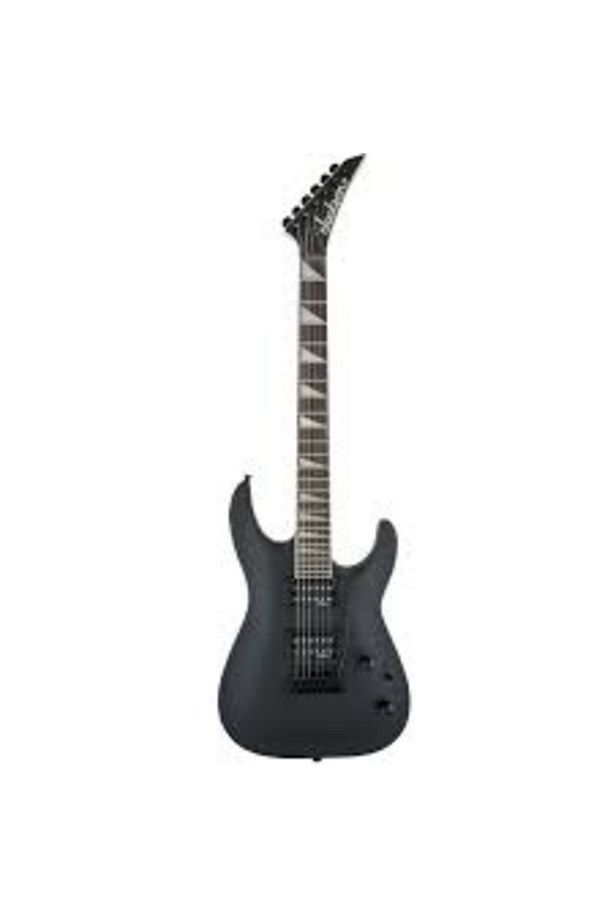 JS22 Dinky Arch Top 2-Point Tremolo Amaranth Klavye Satin Black Elektro Gitar 2910224568 - 1