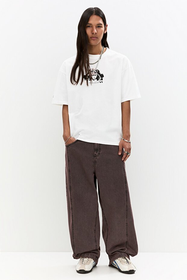 Arcane baskılı t-shirt - 2