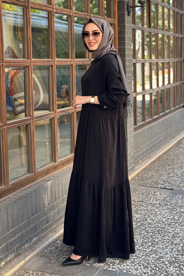 Elbise 7033 Siyah - 2