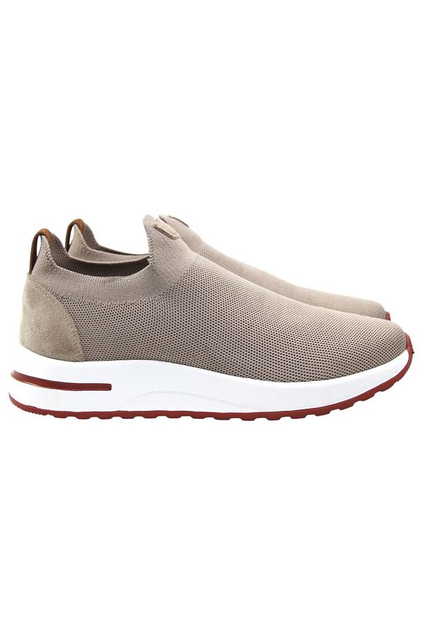 DERİ-G YAZLIK VİZON SNEAKER TRIKO-5-40 - 1