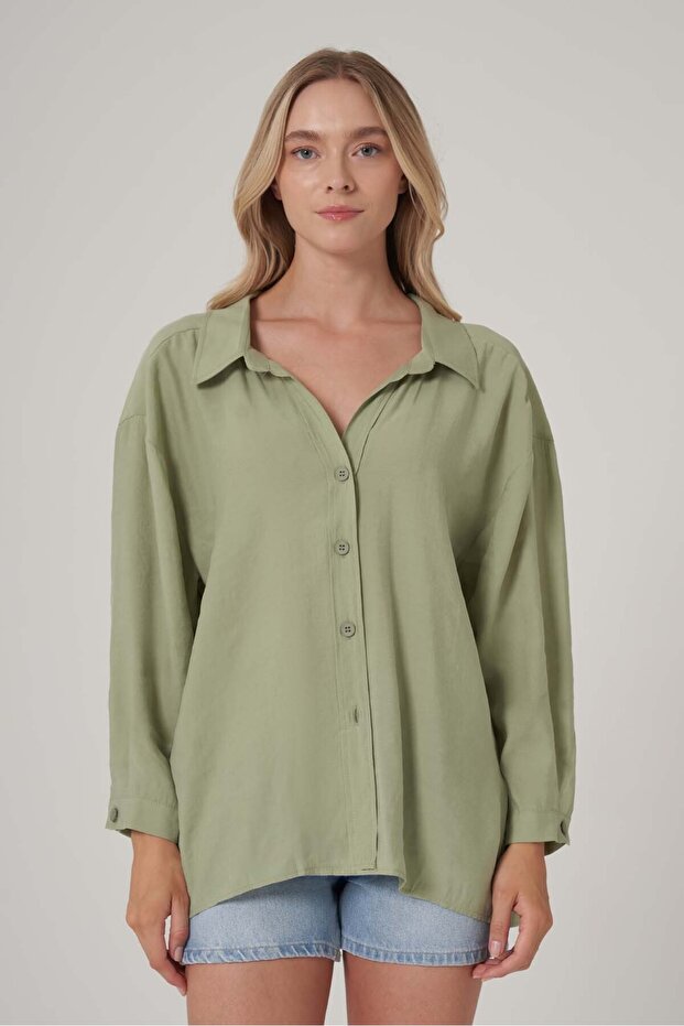 Oversize Gömlek - 1