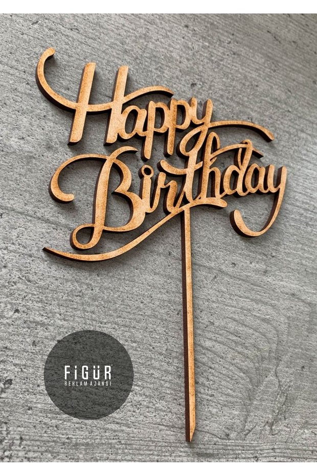 Birthdays / Wooden Cake Ornaments