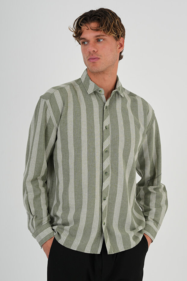 Nero Erkek Oversize Gömlek - 4