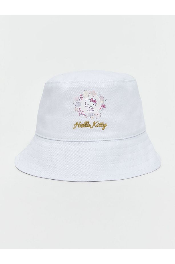 LCW ACCESSORIES Hello Kitty Nakışlı Kız Çocuk Bucket Şapka - 1