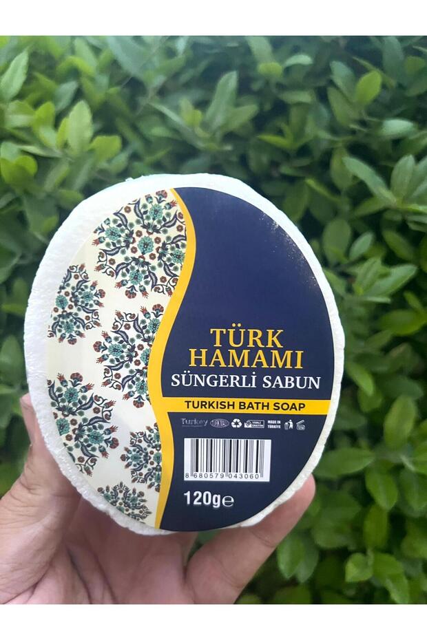 Turkish Bath Natural Sponge Soap 120 Gr