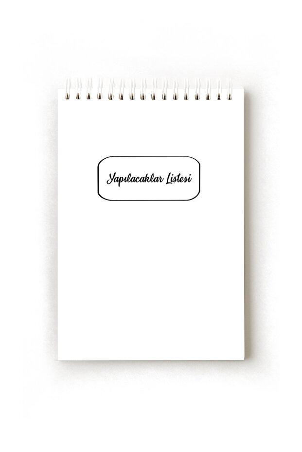Simple Minimalist Turkish to Do List, A5 to Do List, Planner, Task List, Planner - 2