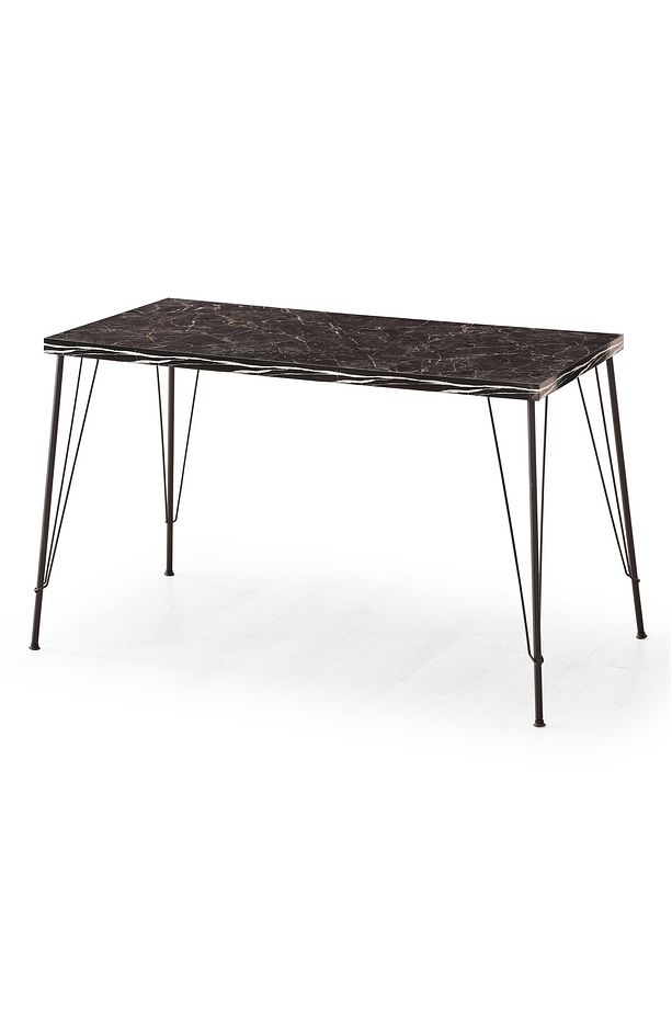 Ruby Mutfak-Cafe Masa Siyah Mermer 60x120 Cm - 1