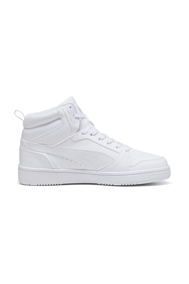 392326 white Mid Boot For Unisex - 4