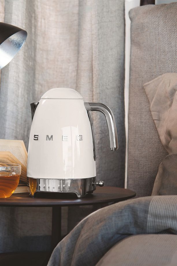 50's Style Retro Krem Isı Ayarlı Kettle Klf04creu - 1