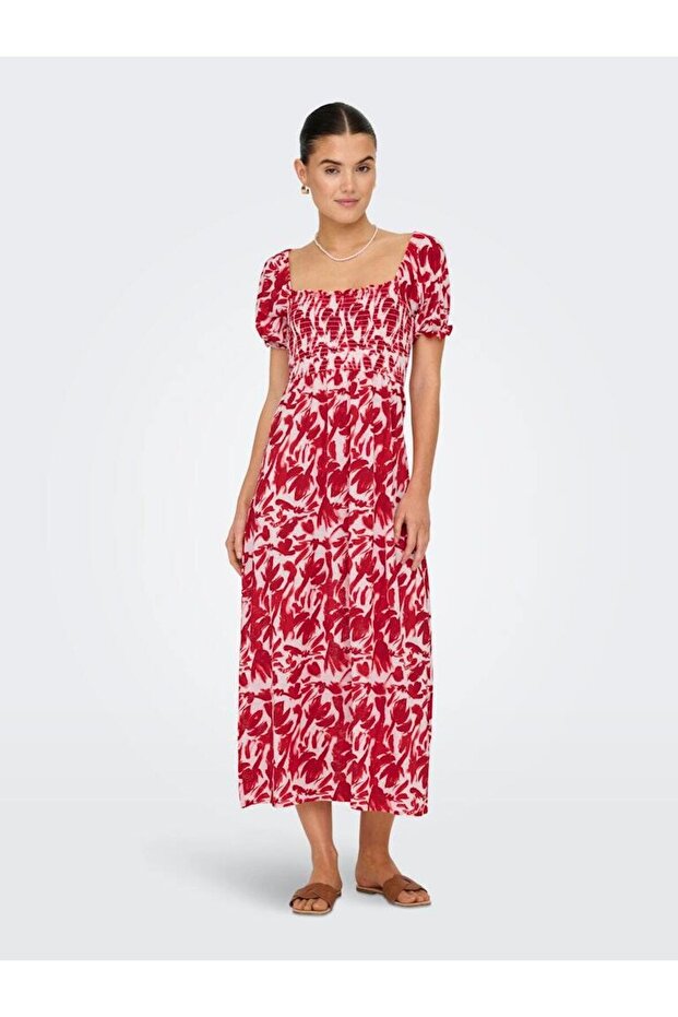 Jdyzoey s/s smock dress jrs dia