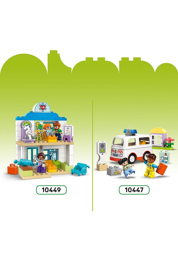 ® DUPLO® Kasabası İlk Havaalanı Deneyimi 10443 - 2+ Eğitici Oyuncak Yapım Seti (23P) - 10