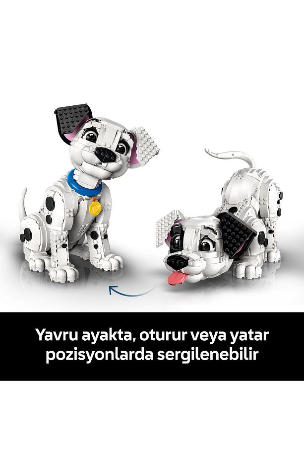 ® ǀ Disney 101 Dalmaçyalı Köpek Yavrusu 43269 - 18+ Nostaljik Model Yapım Seti (1722P) - 8