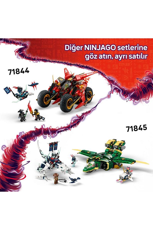 ® NINJAGO® Rogue’un Robot Ejderha Binicisi 71843 - 8+ Yaratıcı Oyuncak Yapım Seti (584 Parça) - 11