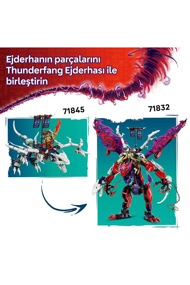 ® NINJAGO® Lloyd’un Jet Robotu 71845 - 9+ Minifigür ve Ejderha İçeren Oyuncak Yapım Seti (1112P) - 7